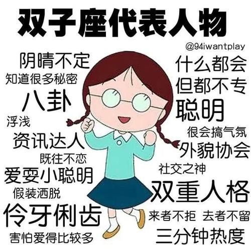 星座性格和代表人物(TA的代表人物是誰)